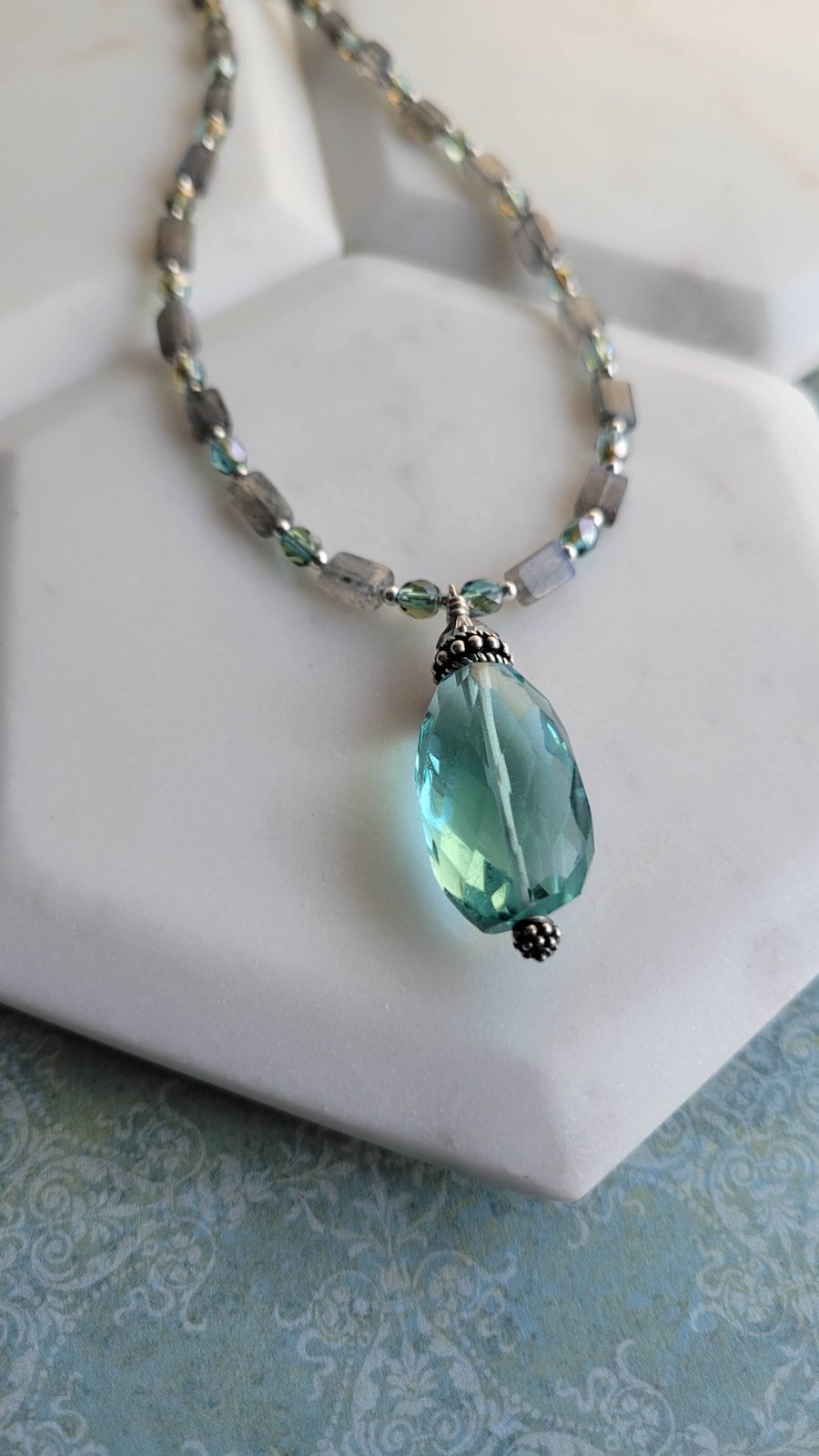 Buy Aqua Quartz Necklace